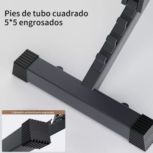 Banco Pesas Multiposiciones Plegable Ajustable Gym Ejercicio