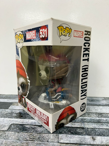 Funko Pop Rocket Holiday 531 Marvel Guardianes De La Galaxia