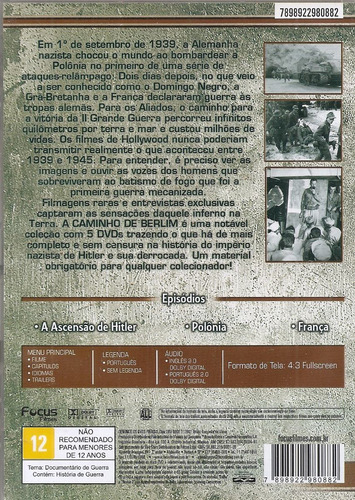Dvd Marcha Para Vitória, A Caminho De Berlim - A Ascensão De