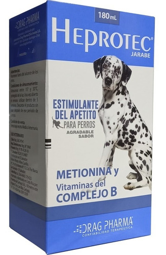 Estimulante Del Apetito Para Perro Heprotec 180ml