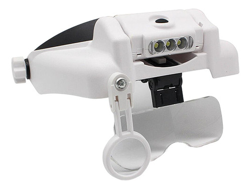 Lupa De Reparación Brillante De Lupa De Cabeza Led Con Lupa