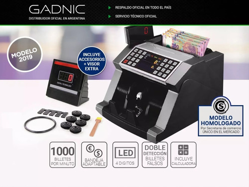 Maquina Contadora Dinero Billetes Profesional Cont06