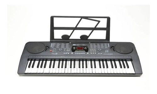 Imagen 2 de 3 de Teclado musical MQ 6160 61 teclas negro