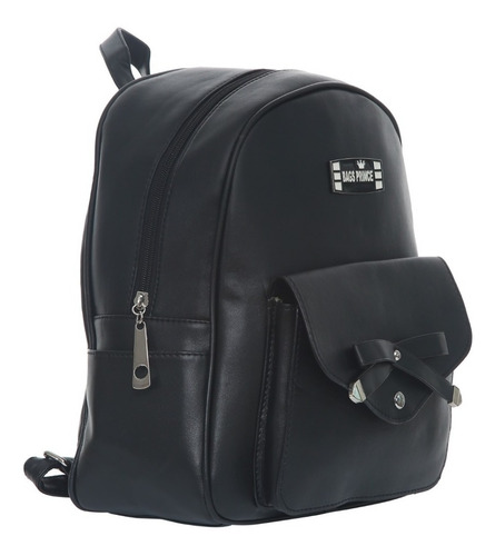 Imagen 2 de 8 de Mochila Chica Mujer Urbana Eco Cuero Cartera Mini Dama Nena