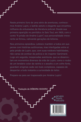 Arsène Lupin: o ladrão de casaca, de Leblanc, Maurice. Editorial Novo Século Editora e Distribuidora Ltda.,Novo século, capa mole em português, 2021
