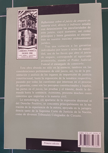 Reflexiones Sobre El Juicio De Amparo En Materia Civil