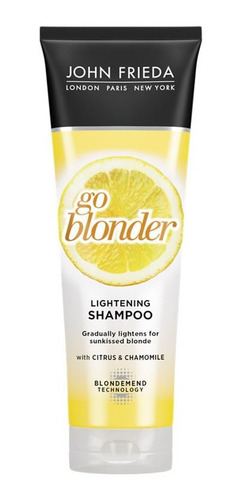 Shampoo Sheer Blonde Go Blonder Lightening John Frieda 250 M