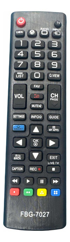 Controle Remoto Smart Universal Para Tv LG Com Pilha