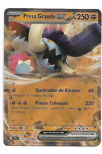 ABRINDO CAIXA COM CARTA POKEMON GIGANTE 