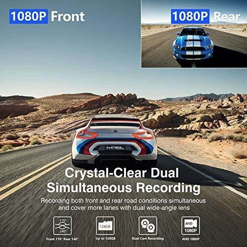Fs Dual Dash Cam Max Frontal Trasera Full Hd Lcd ° Lente