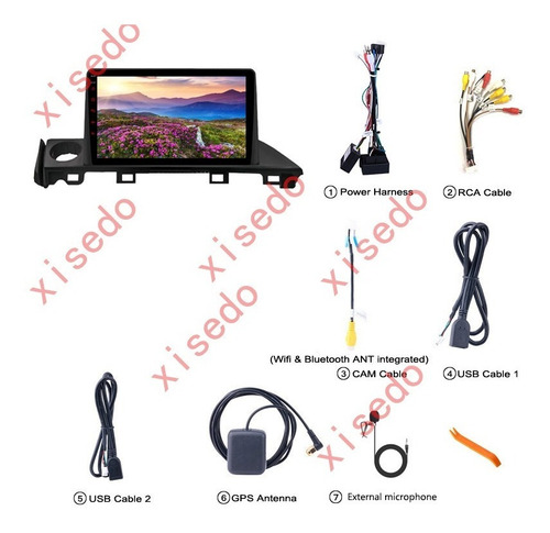 Estéreo Para Mazda 6 2016-2017 Android Bluetooth Carplay Gps