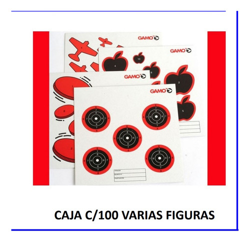 Caja De 100 Dianas Variadas Gamo 6212136