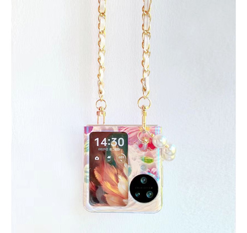 A Para Oppo Find N3flip Pearl Pulsera Phone Fundo