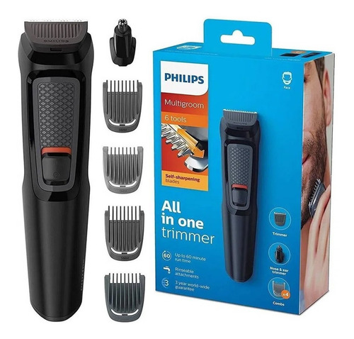 Cortadora De Pelo Y Barba Philips Mg3711/15 6 En 1