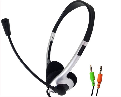 Imagen 1 de 2 de Auriculares Notebook Pc Netmak Con Microfono Zoom Skype Meet