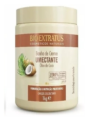 Kit Máscara Finalizador Condicionador Óleo Coco Bio Extratus