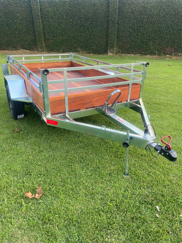 Carretinha Nova Completa Estrutura Reforçada 1,40 X 2,50