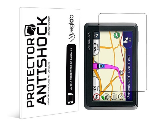 Protector De Pantalla Antishock Gps Garmin Nuvi 1390t