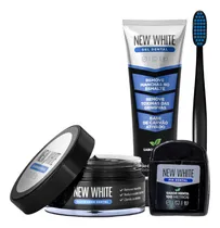 Comprar Clareador + Gel Dental + Fio Dental + Escova New White