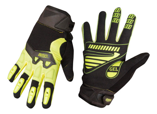 Guantes Benotto De Motociclista Ms-2018-03 Talla L Amarillo