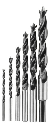 Juego De Brocas Dewalt, Punta Brad, 6 Piezas (dw1720), Negro