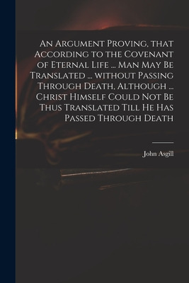 Libro An Argument Proving, That According To The Covenant...