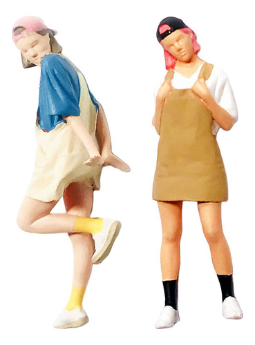 2x 1:64 Figuras De Personas Modelo De Personas En Miniatura