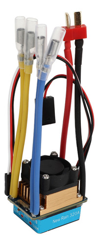 Ventilador Con Escobillas Bidireccionales Rc Boat Esc 320a D