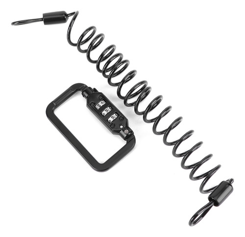 Cable Telescópico Bike Helmet Lock Para Motocicleta Y Scoote