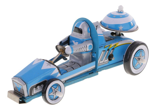 Imagen 1 de 8 de Coche De Carreras Vintage Modelo Cuerda Cuerda Reloj Juguete
