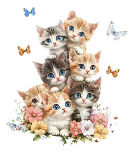Calcomanías De Pared De Gato Pegatinas De Pared De Gatito