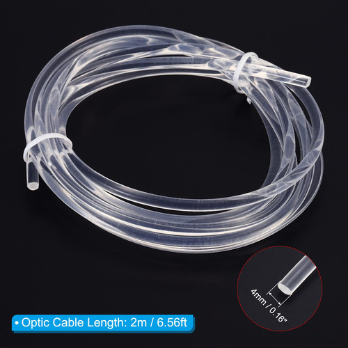 Patikil Kit De Cable De Fibra Optica De Brillo Lateral Pmma