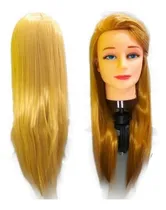Comprar Cabeza De Practica Peluquería Cabello Sintético 