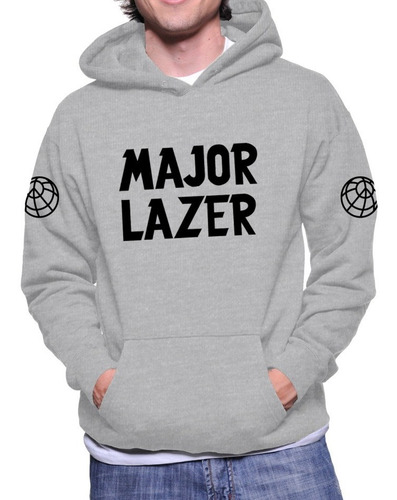 Blusa Moletom Masculino Major Lazer Canguru Casaco Moleton