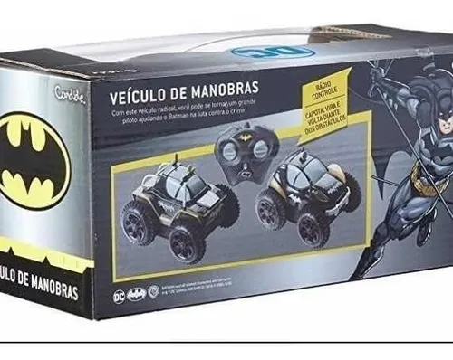 Carro de Controle Remoto Veículo de Ação Batman Rc 3 Funcoes