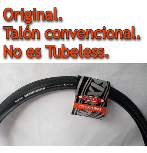 Imagen 2 de 9 de 1 Llanta Maxxis Detonator 27.5*1.50. Talón Convencional.