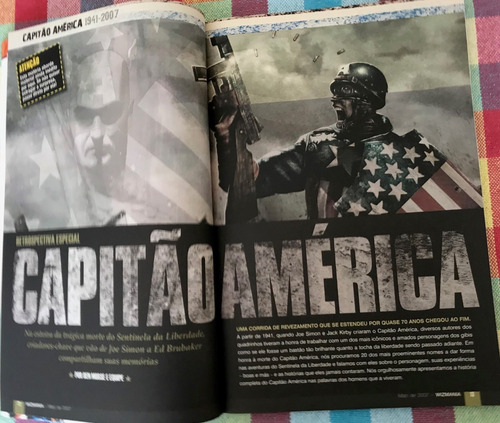 Wizmania 44 - Capitão América, Ec Comics E Mais (Usado)