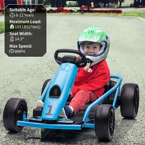 Go Kart De 24 V Para Niños De 8 A 12 Años, Motores Extra Pot