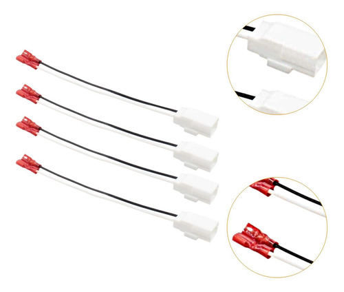 4x Arnés De Cableado De Altavoz 72-6514 Reemplazo Para