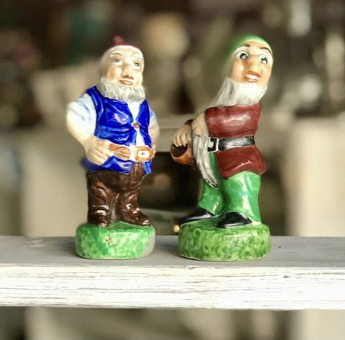 Figuras Enanos De Porcelana Antigua