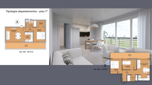 Imagen 9 de 27 de Departamento En Venta 1 Dorm. Chocon 135 Neuquén
