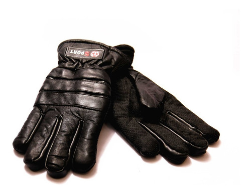 Imagen 3 de 10 de Guante Moto De Invierno Antideslizante Forrado En Corderito