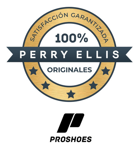 Zapato Casual Para Hombre Perry Ellis Con Cordones - 7822
