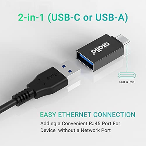 Usb 3.0 Con Adaptador Usb C, 3 Puertos Usb 3.0