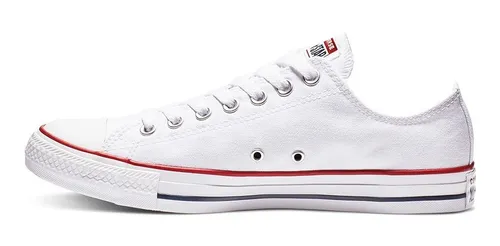 Converse All Blanco Rojo! 100%