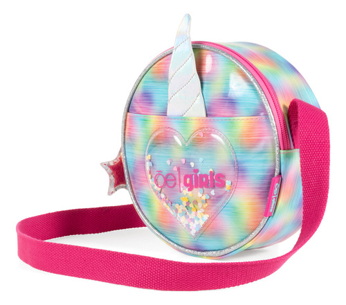 Bolsa Crossbody Cloe Para Niña Circular Material Mica Color Multicolor