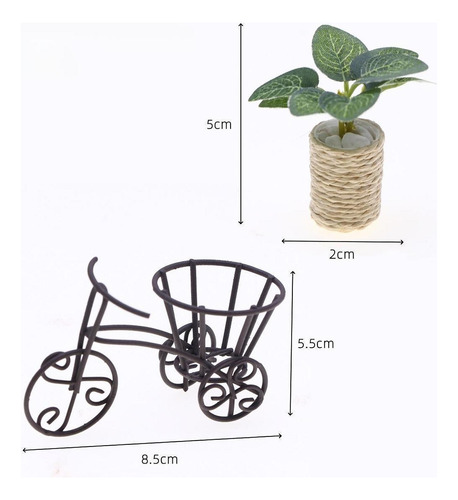 Accesorios De Plantas De Casa De Muñecas En Miniatura Mini