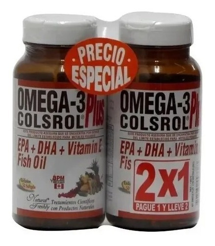 Fish Oil Omega 3 X100 Caps - Unidad a $956