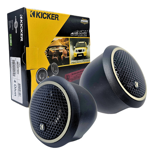 1 Par De Tweeters 3/4 50w Rms Color Negro Kicker Cst20
