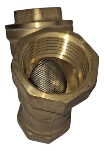 Filtro Tipo Y Industrial De 3/4 De Latão Com Tela Em Aço Inox Alta Durabilidade